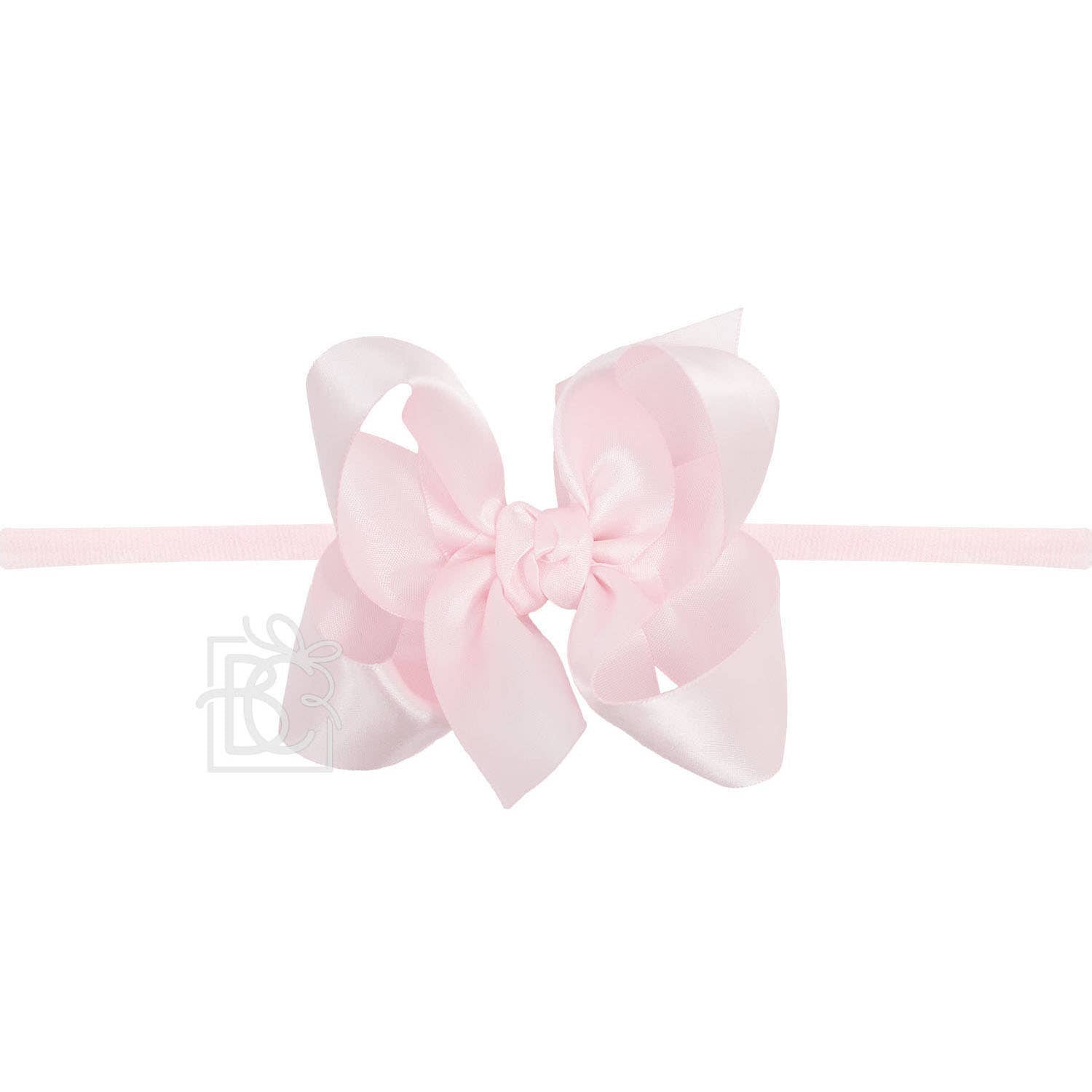 PANTYHOSE HEADBAND W/SATIN BOW