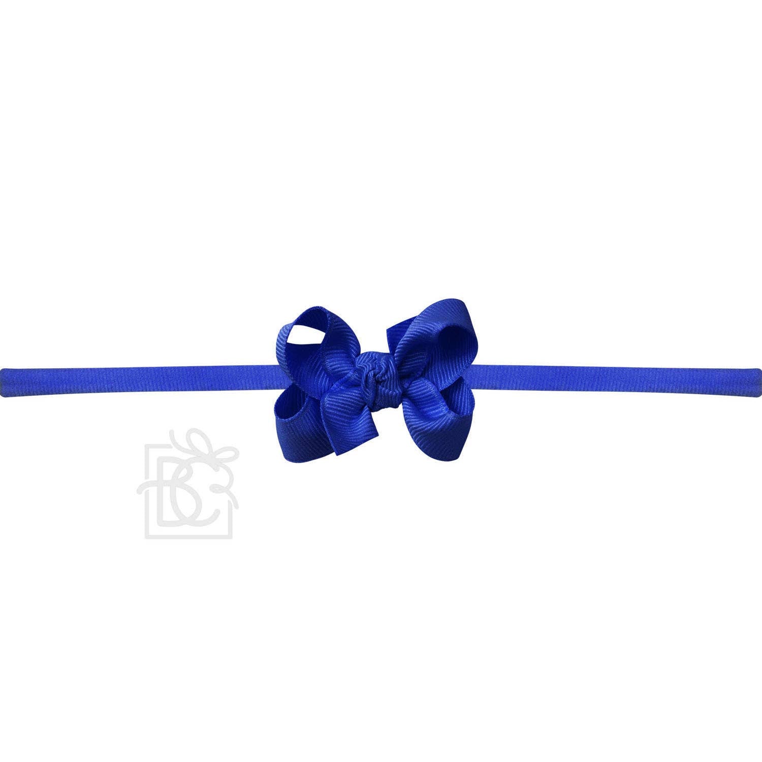 NYLON PANTYHOSE HEADBAND W/SIGNATURE GROSGRAIN BOW