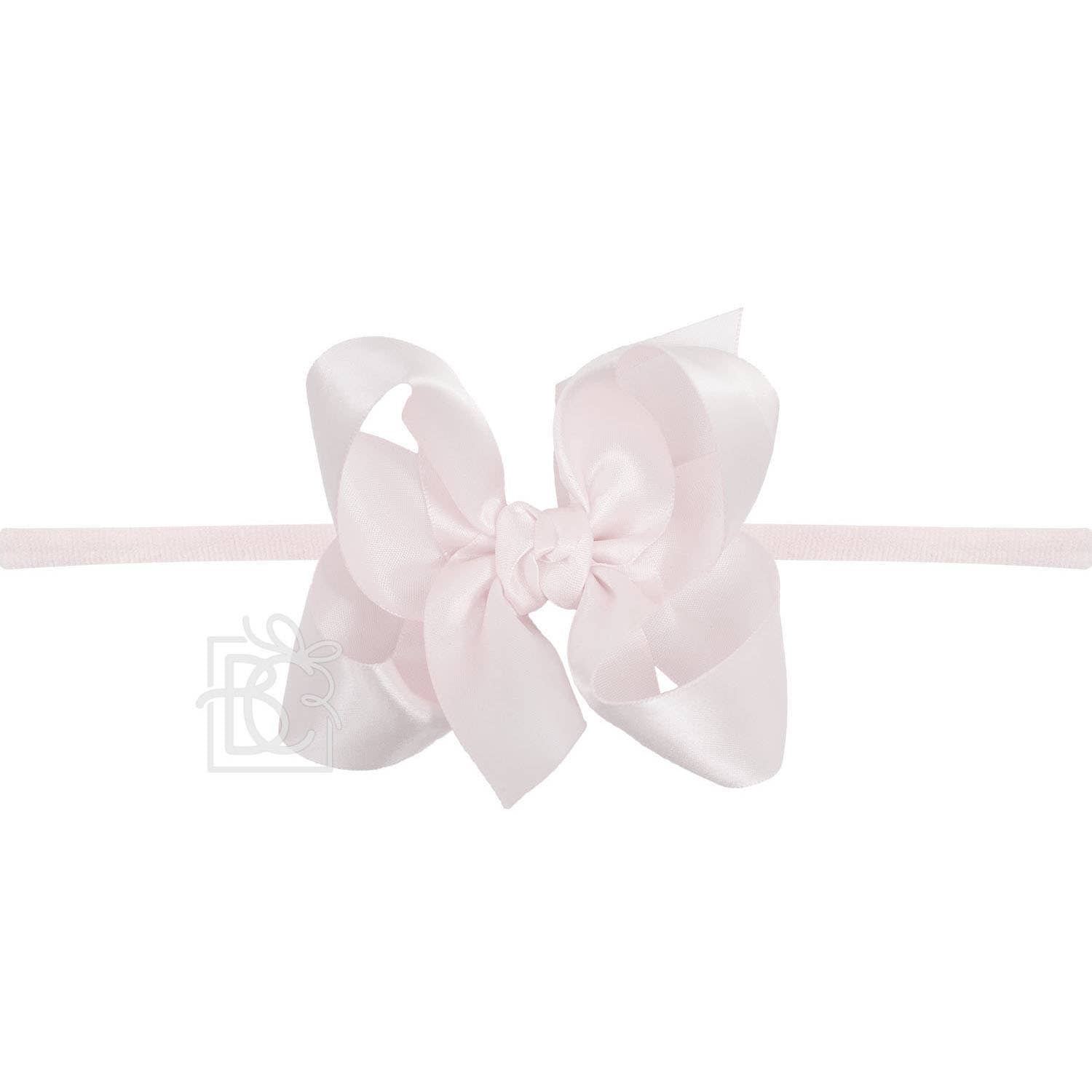 PANTYHOSE HEADBAND W/SATIN BOW