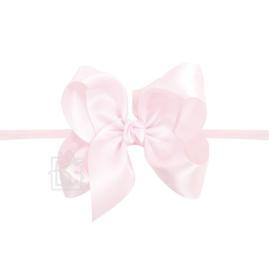 PANTYHOSE HEADBAND W/SATIN BOW