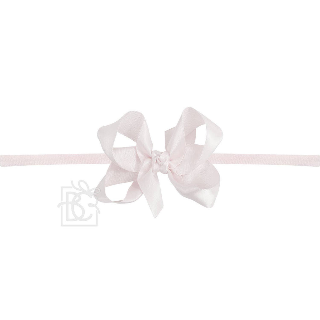 PANTYHOSE HEADBAND W/SATIN BOW