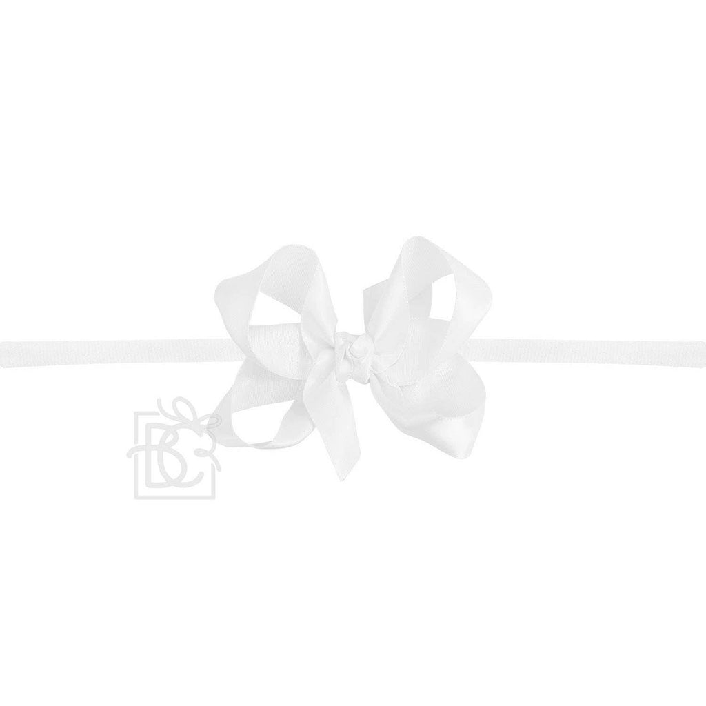 PANTYHOSE HEADBAND W/SATIN BOW