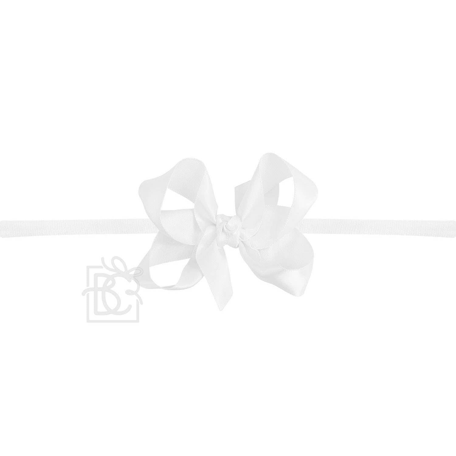 PANTYHOSE HEADBAND W/SATIN BOW