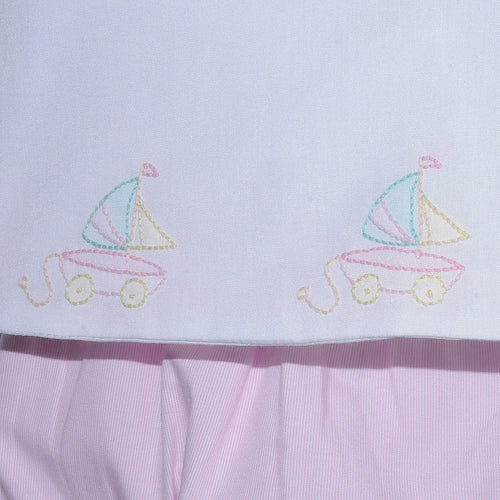 Bailey Diaper Set- Sailboat