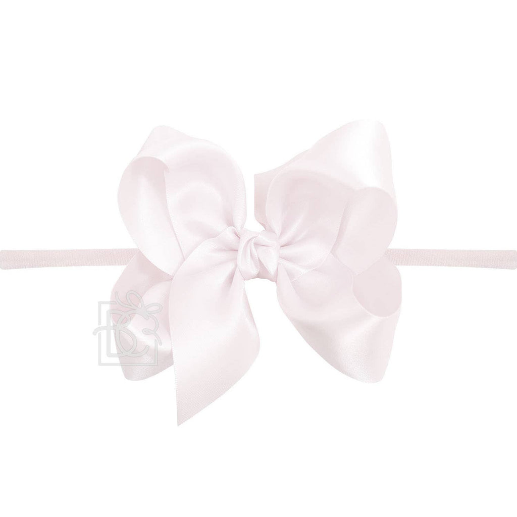 PANTYHOSE HEADBAND W/SATIN BOW