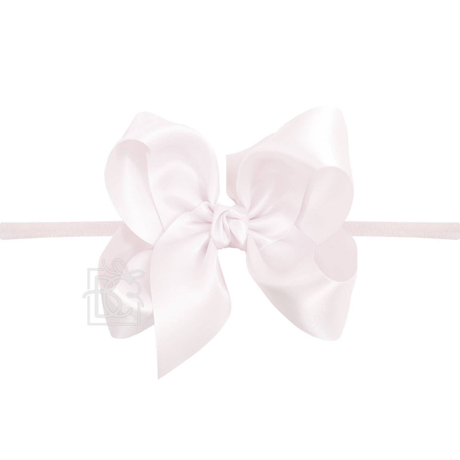 PANTYHOSE HEADBAND W/SATIN BOW