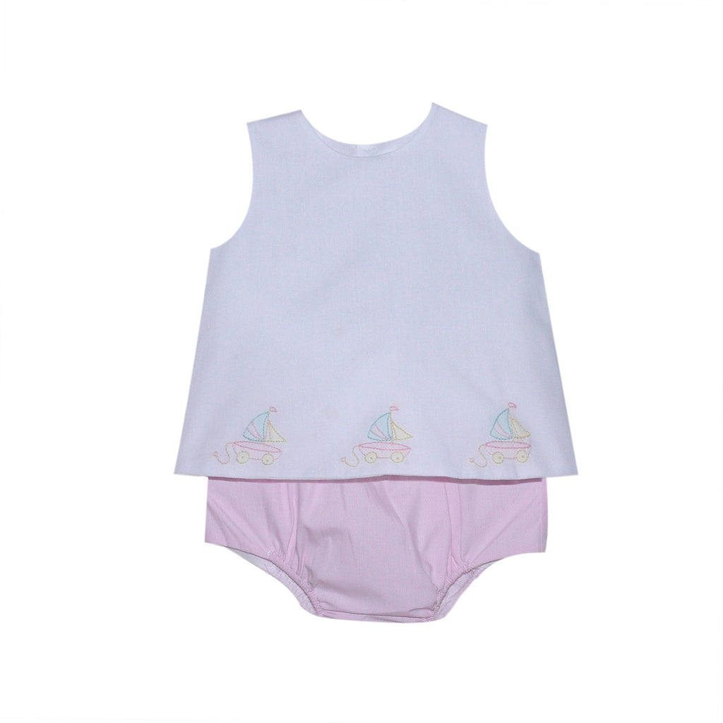 Bailey Diaper Set- Sailboat