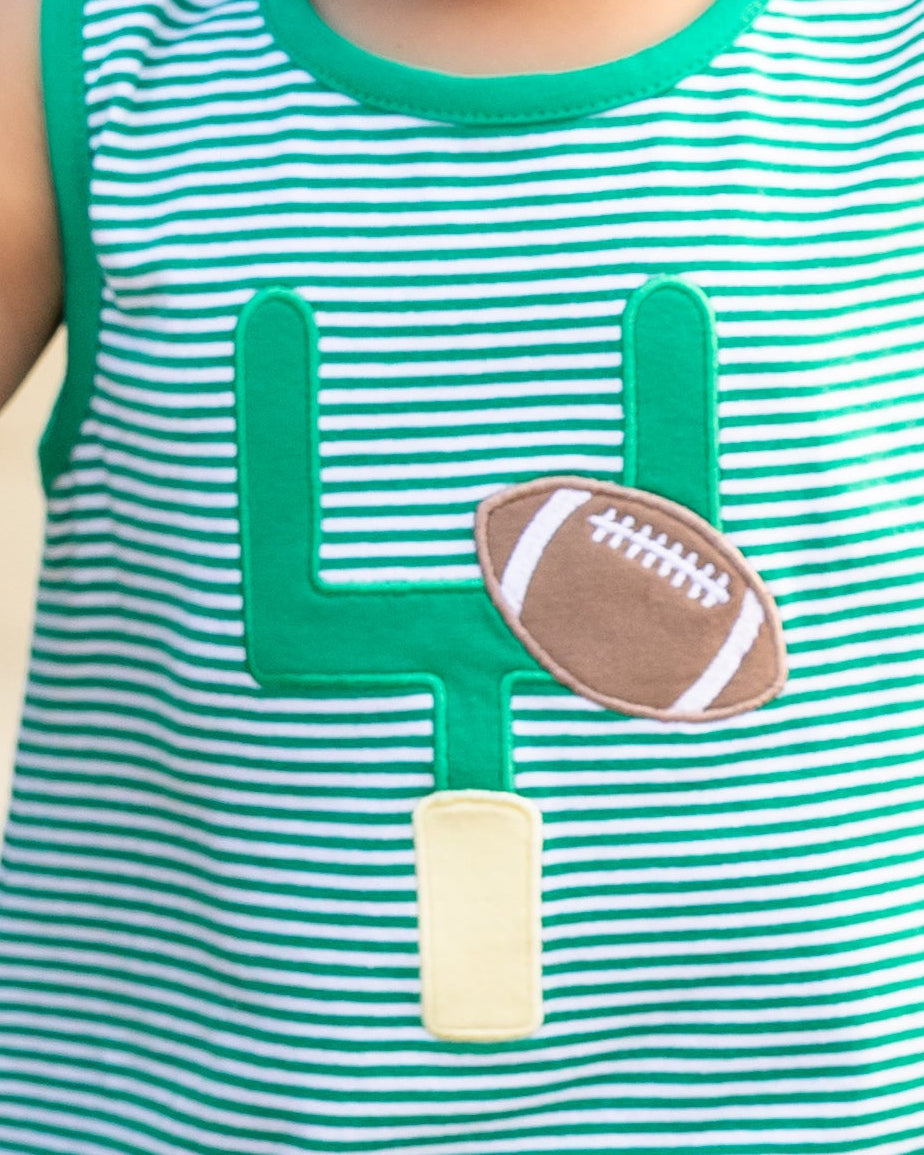 Green Striped - Down, Set, Hut Bubble