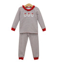 Stripe Santa Ruffle Set