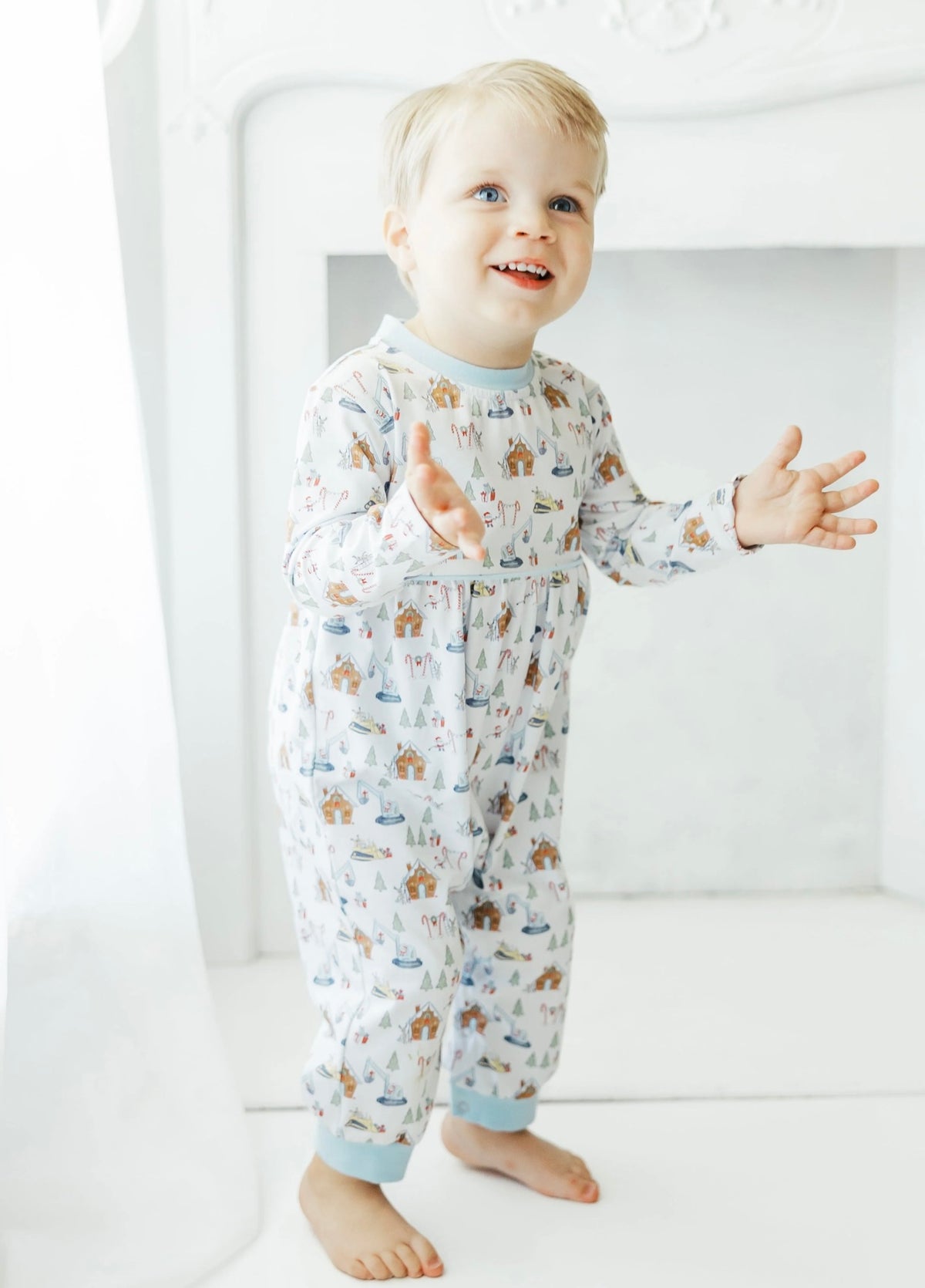 Constructing Christmas Patrick Romper