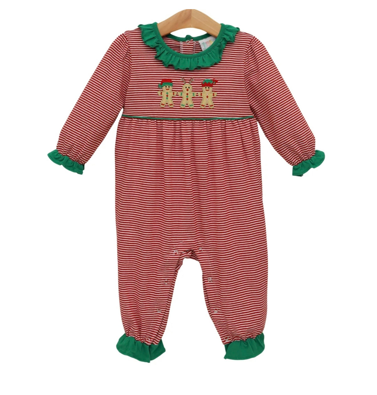 Santa’s Sweet Helpers Ruffle Romper