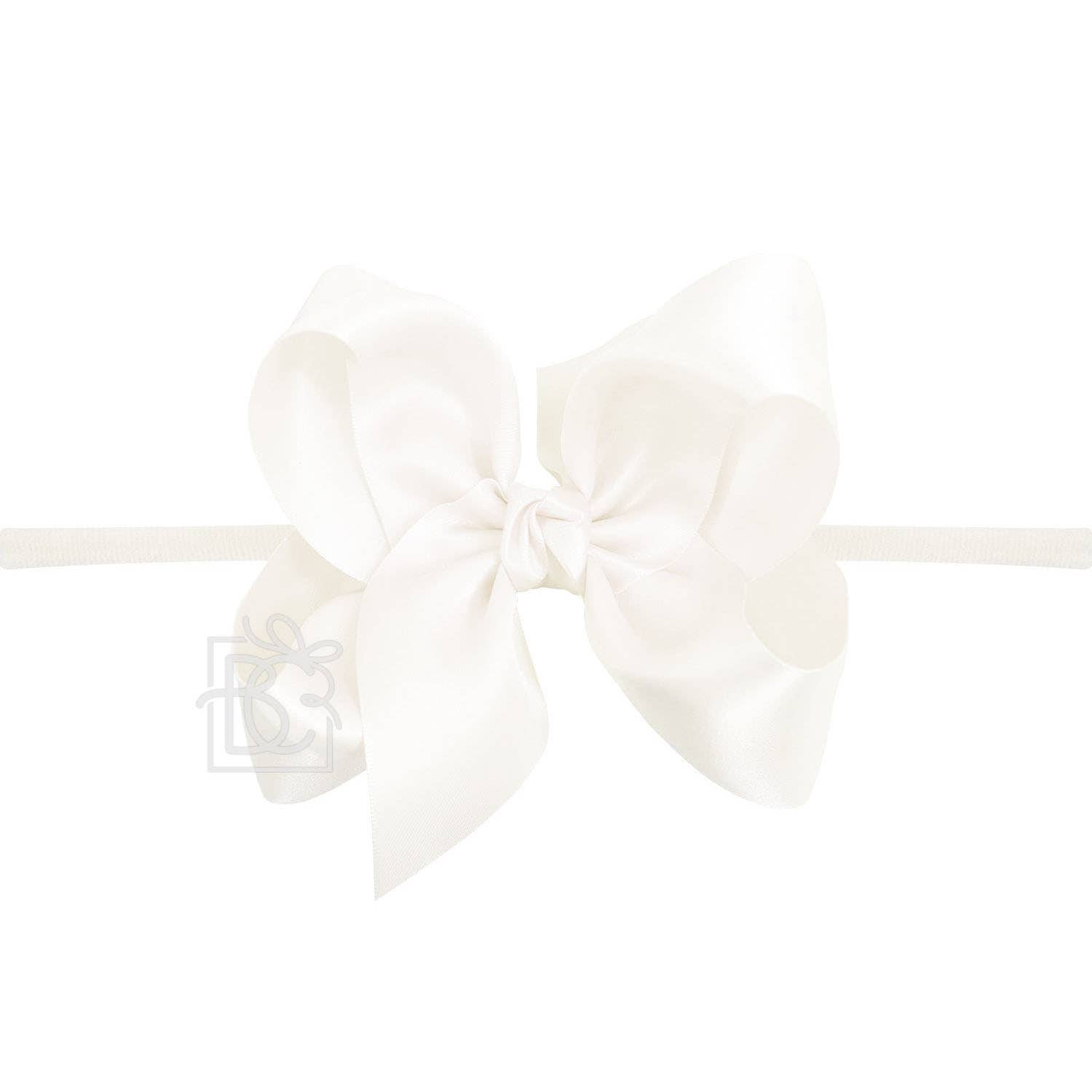 PANTYHOSE HEADBAND W/SATIN BOW