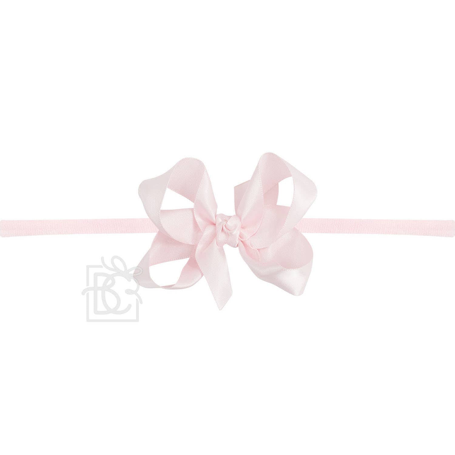 PANTYHOSE HEADBAND W/SATIN BOW