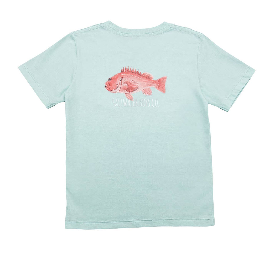 Boys Red Fish Graphic Tee